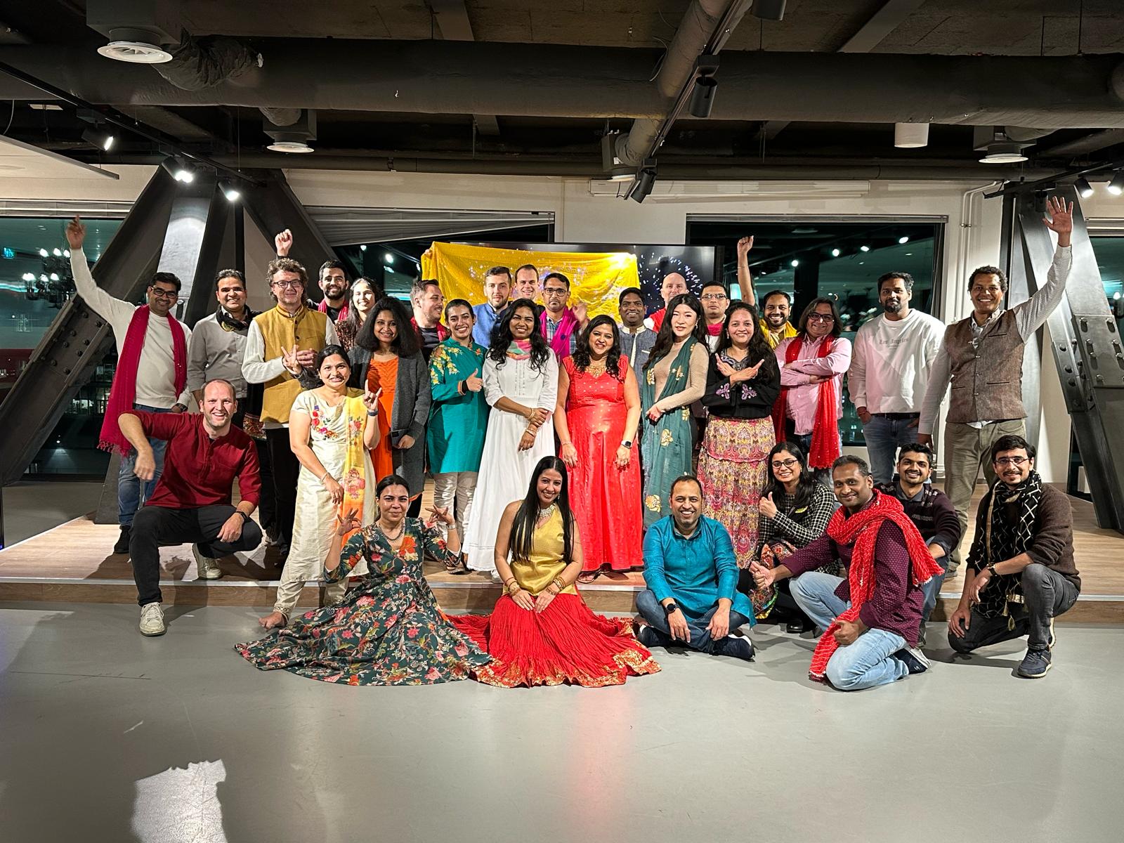 Office Diwali dance workshop