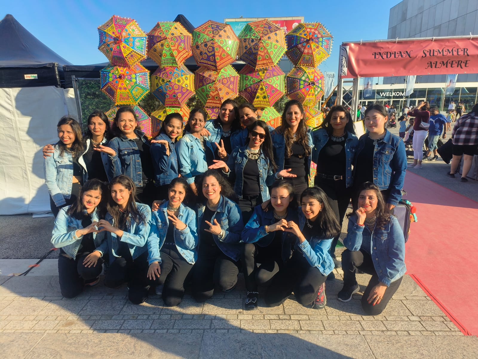 Bollywood dance group performance at Indian Summer Festival Almere