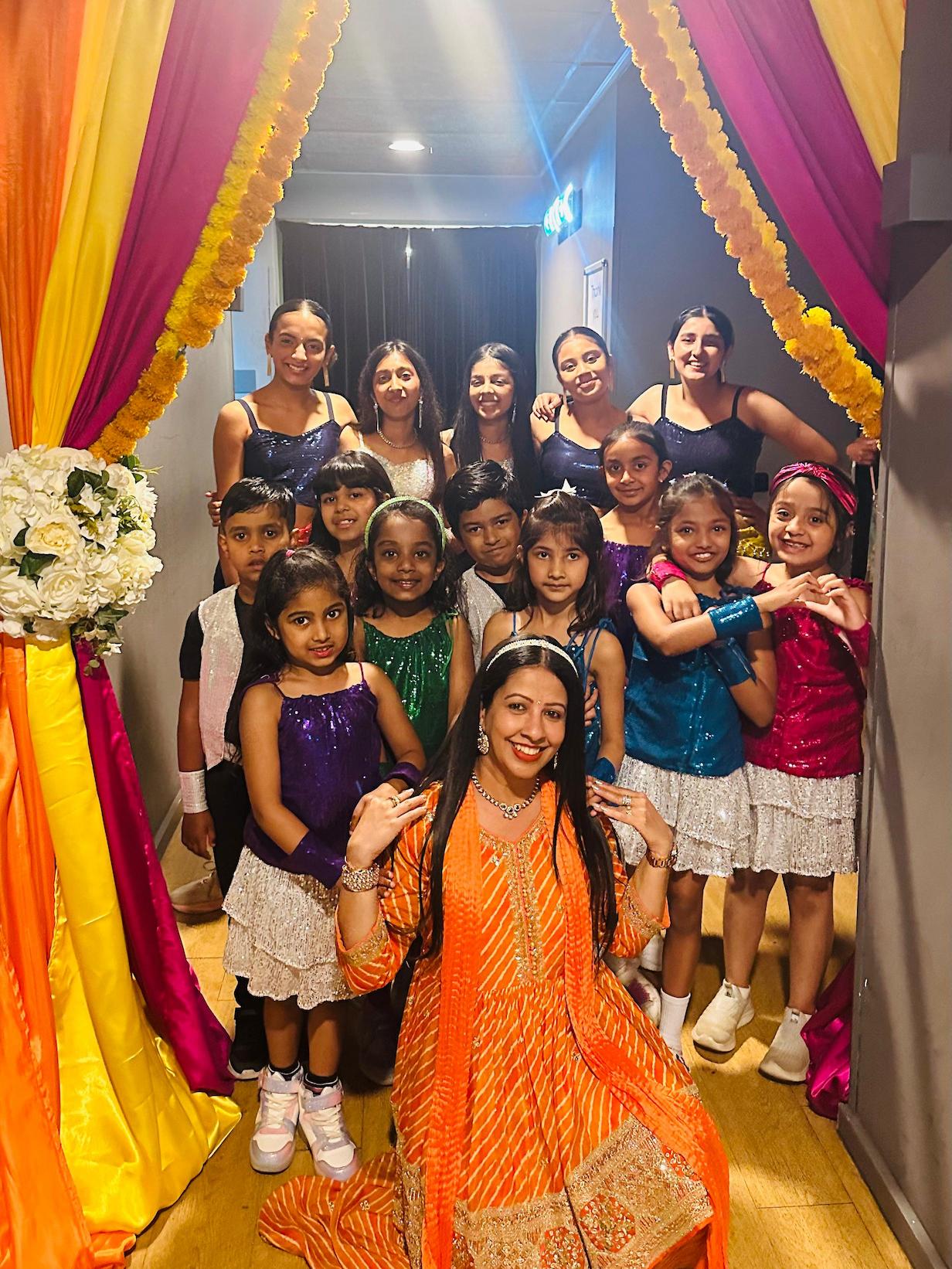 Kids and teens Bollywood dance performance